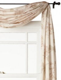 Lenox Butterfly Meadow Scarf Valance, Taupe Lenox Butterfly Meadow Scarf Valance, Taupe