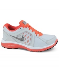 Nike's Dual Fusion Run SHLD sneakers are for the modern runner looking for the ultimate combination of cushioning, smooth ride, and protection from the elements. Nike's Dual Fusion Run SHLD sneakers are for the modern runner looking for the ultimate combination of cushioning, smooth ride, and protection from the elements.