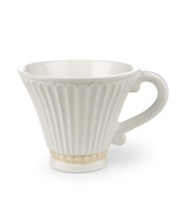 Lenox has been an American tradition for more than a century, combining superior craftsmanship with understated sophistication. The oversized Butler's Pantry dinnerware and dishes collection adds a vintage touch to your formal gatherings, in durable embossed white china with a dressy high sheen. Lenox has been an American tradition for more than a century, combining superior craftsmanship with understated sophistication. The oversized Butler's Pantry dinnerware and dishes collection adds a vintage touch to your formal gatherings, in durable embossed white china with a dressy high sheen.