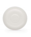 Full of possibilities, this ultra-versatile saucer from Noritake's collection of Colorwave white dinnerware is crafted of hardy stoneware with a half glossy, half matte finish in pure white. Mix and match with coupe and square shapes or any of the other Colorwave shades.