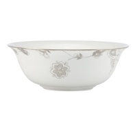 A fine vintage. The Paisley Terrace serving bowl elevates even the most elegant settings with breezy florals grounded in graceful white porcelain. With luxe platinum banding to complement the rest of the Lenox dinnerware collection. A fine vintage. The Paisley Terrace serving bowl elevates even the most elegant settings with breezy florals grounded in graceful white porcelain. With luxe platinum banding to complement the rest of the Lenox dinnerware collection.