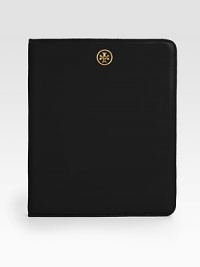 Slip your tablet into sleek logo-topped patent leather for a stylish cover.Snap flap closure7¾W X 9¾H X 3/4DImported Please note: E-Tablet not included. Slip your tablet into sleek logo-topped patent leather for a stylish cover.Snap flap closure7¾W X 9¾H X 3/4DImported Please note: E-Tablet not included.