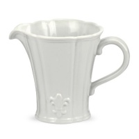 Portmeirion Fleur De Lys Grey Creamer Jug Portmeirion Fleur De Lys Grey Creamer Jug