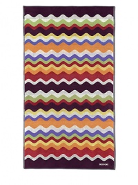 Liven up your beach routine with this bright cotton towel woven in Missoni's signature chevron stripe.Cotton40W X 75HMachine washMade in Portugal Liven up your beach routine with this bright cotton towel woven in Missoni's signature chevron stripe.Cotton40W X 75HMachine washMade in Portugal