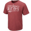MLB Majestic Cincinnati Reds Empty Bullpen Pigment Dyed T-Shirt - Red