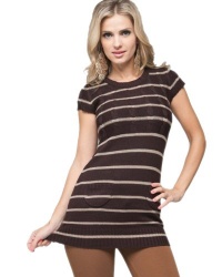 G2 Chic Stripe Cable Knit Pocket Sweater G2 Chic Stripe Cable Knit Pocket Sweater