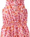 Carter's Watch the Wear Baby-Girls Infant Romper With Cheetah Print, Prism Pink, 24 Months