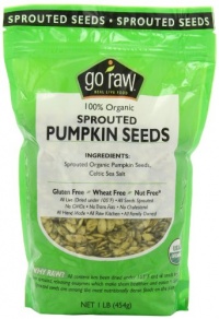 Go Raw Sprouted Pumpkin Seeds, 1 Pound Bags (Pack of 2) Go Raw Sprouted Pumpkin Seeds, 1 Pound Bags (Pack of 2)