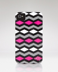 Add some uptown glamour to your gadget with Milly's zig-zag iPhone case. It's a perfect way to prep for your next call.