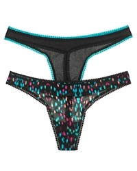 A sexy sheer mesh hip g with contrast lace trim from OnGossamer. A sexy sheer mesh hip g with contrast lace trim from OnGossamer.