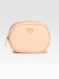 This petite style features luxurious saffiano leather and a chic logo emblem.Top zip closureFully lined5¾W X 4¼H X 3½DImported This petite style features luxurious saffiano leather and a chic logo emblem.Top zip closureFully lined5¾W X 4¼H X 3½DImported