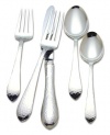 Reed & Barton Hammered Antique 18/10 Stainless Steel 5-Piece Place Setting, Service for 1