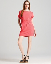 Let everyone get a sneak peek at your adventurous side in this BCBGeneration dress, featuring a cutout design on the back waist. Let everyone get a sneak peek at your adventurous side in this BCBGeneration dress, featuring a cutout design on the back waist.