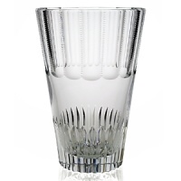 Exceptionally glamorous and detailed, William Yeoward Crystal draws on antique crystal pieces from England in the 18th and early 19th centuries. Made entirely from hand, this stunning vase features flat cuts and delicate notches running to its top. Exceptionally glamorous and detailed, William Yeoward Crystal draws on antique crystal pieces from England in the 18th and early 19th centuries. Made entirely from hand, this stunning vase features flat cuts and delicate notches running to its top.