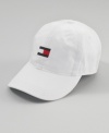 This baseball hat from Nautica is a simple accessory to aid in your polished and preppy look.