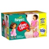 Pampers Easy Ups Trainers for Girls Value Pack, Size 2T-3T, 108 Count