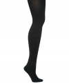 The perfect blend of coverage and style, these opaque tights from DKNY lengthen legs with effortless flair.