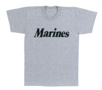Kids Marines Grey Physical Training T-Shirt-LARGE Kids Marines Grey Physical Training T-Shirt-LARGE