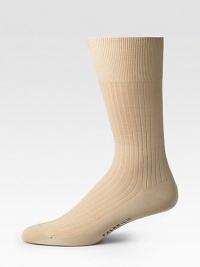 Smooth cotton in a mid-calf height for every day of the week. Cotton; machine wash Imported