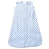 HALO SleepSack Plush Dot Velboa Wearable Blanket, Blue, Medium