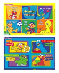 Sesame Street Table Topper Disposable Stick-on Placemats with Reusable Pop-up Travel Case - 50 Count Sesame Street Table Topper Disposable Stick-on Placemats with Reusable Pop-up Travel Case - 50 Count