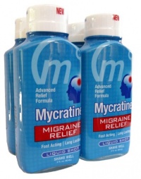 Mycratine Migraine Relief Advanced Formula, 4 Count Mycratine Migraine Relief Advanced Formula, 4 Count