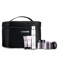 The Giorgio Armani beauty skin care started set includes a full size Regenessence Serum, deluxe sizes of Regenessence High Lift SPF 15 Cream, Regenessence High Lift Rich Cream, Regenessence High Lift Eye Balm and Regenessence High Serum. The Giorgio Armani beauty skin care started set includes a full size Regenessence Serum, deluxe sizes of Regenessence High Lift SPF 15 Cream, Regenessence High Lift Rich Cream, Regenessence High Lift Eye Balm and Regenessence High Serum.