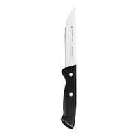 Versatile and durable, this utility knife retains its sharpness over time and features riveted handles. Versatile and durable, this utility knife retains its sharpness over time and features riveted handles.
