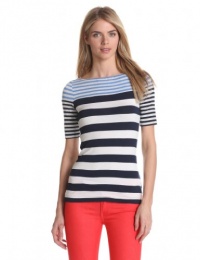 Bailey 44 Women's Seahorse Striped Top, Peri, Medium Bailey 44 Women's Seahorse Striped Top, Peri, Medium