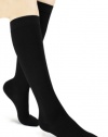Pintoli Style 1020 Women's Comfy Compression Socks, 15-20mmHg, Knee High, Black, Medium Size