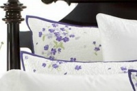 Martha Stewart Trouseau Violets King Sham Martha Stewart Trouseau Violets King Sham