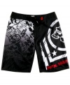 Rock the streets in style with these Metal Mulisha board shorts.