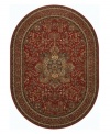 The Couristan Kashimar area rug is inspired by classic Oriental and Persian motifs, featuring a richly detailed design in warm red with grey florals. With features like 100% New Zealand semi-worsted wool, Couristan's exclusive locked in weave, crystal-point finish and hand-knotted fringes, the Medallion Antique Red rug offers a sophisticated addition to any room of your home.