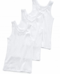 She can never have enough white tank tops. This So Jenni tank three-pack is the ultimate Summer must-have. She can never have enough white tank tops. This So Jenni tank three-pack is the ultimate Summer must-have.