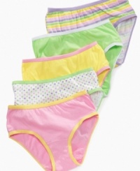 Start with the basics. This five pack of fashion briefs from So Jenni will get her day started out with style. Start with the basics. This five pack of fashion briefs from So Jenni will get her day started out with style.