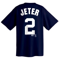 Derek Jeter New York Yankees Youth Name and Number T-Shirt Derek Jeter New York Yankees Youth Name and Number T-Shirt
