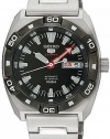 Seiko 5 Sports #SRP285 Men's Stainless Steel 100M 24 Jewels Black Dial Automatic Watch