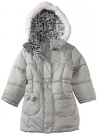 London Fog Girls 2-6x Heavyweight Jacket, Grey, 6X London Fog Girls 2-6x Heavyweight Jacket, Grey, 6X