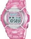 Casio Baby-G Ladies Tanning Timer Watch in Pink Resin BG1001-4AV