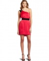 BCBGeneration Women's Pink Elastic Back Dress