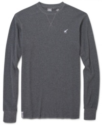 LRG designs a thermal tee that can go solo with jeans or corduroys, or double as a great layering piece under hoodies and shirts. LRG designs a thermal tee that can go solo with jeans or corduroys, or double as a great layering piece under hoodies and shirts.