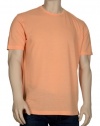 Zegna Sport Mens T-Shirt X-Large XL Crewneck Orange Tee Shirt