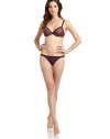THE LOOKZebra printStructured padded cupsMesh overlayFront sheer detailAdjustable straps Sheer mesh backBack hook-and-eye closureTHE MATERIAL67% polyamide/33% spandexPartially linedCARE & ORIGINHand washImported
