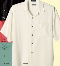 Luxury Mens Camp Shirt 4 Colors Casual by Heritage Cross Luxury Mens Camp Shirt 4 Colors Casual by Heritage Cross