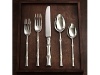 Crafted by the masters, this rich collection makes dining an art form.Long acknowledged as Italy's master silversmith, Ricci crafts its stainless collections with the same meticulous precision. Each piece is patterned on both sides for seamless presentation. Dishwasher safe stainless steel.5 Piece Place Setting includes: Dinner Knife, Dinner Fork, Salad Fork, Soup Spoon and Teaspoon5 Piece Hostess Set includes: Pierced Tablespoon, Tablespoon, Butter Knife, Meat Fork and Sugar Spoon 2 Piece Serving Set includes: Serving Spoon and Serving Fork