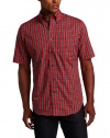 Nautica Men's Short Sleeve Traditional Tartan Plaid Shirt