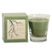 A comforting blend of fresh balsam and oak moss intertwines with aromatic cedarwood, cinnamon and eucalyptus to create the very essence of the holiday season. This highly fragrant candle is created from an exclusive all-natural soy and beeswax blend with essential oils and a cotton wick. A comforting blend of fresh balsam and oak moss intertwines with aromatic cedarwood, cinnamon and eucalyptus to create the very essence of the holiday season. This highly fragrant candle is created from an exclusive all-natural soy and beeswax blend with essential oils and a cotton wick.