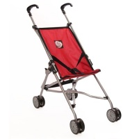 The New York Doll Collection Umbrella Doll Stroller, Red The New York Doll Collection Umbrella Doll Stroller, Red