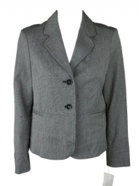 Charter Club Womens Petite Small Check Blazer Charter Club Womens Petite Small Check Blazer