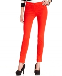 With a vibrant red wash and an unfailing fit, these jeans from TWO by Vince Camuto make a bold statement. With a vibrant red wash and an unfailing fit, these jeans from TWO by Vince Camuto make a bold statement.